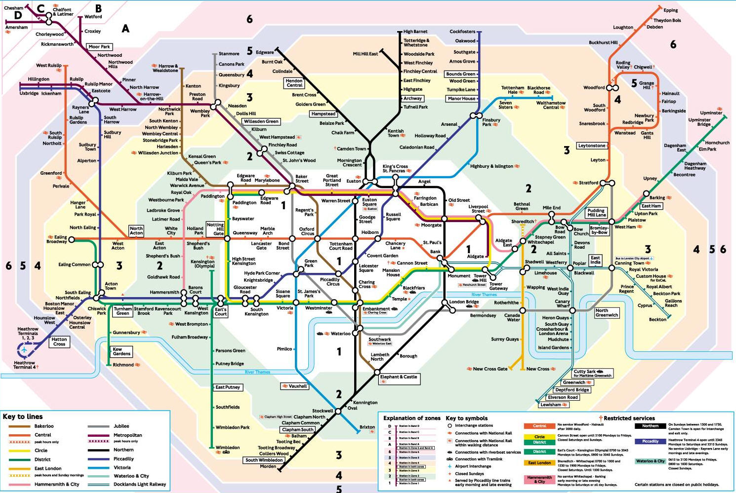 London Metro Map